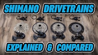 Shimano Drivetrain Comparison  XTR vs XT vs SLX vs Deore [upl. by Adnalahs]