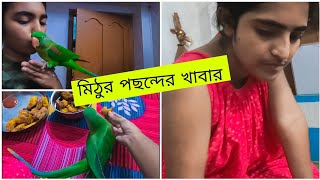 দিদি আজকে একটু পকড়া বানিয়ে খাওয়ালো মিঠুর পছন্দের খাবার [upl. by Sutit]