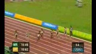 2004 Olympic Womens 100m SemiFinal 2 [upl. by Cooke388]