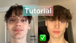 EASIEST Tutorial from Straight to Fluffy  Messy Hair🔥 [upl. by Chantalle]