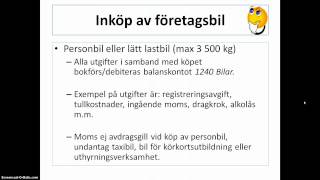 Utgifter företagsbil [upl. by Assiram]