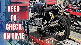 Continental GT 650  Suspension oil Change  Stering Cone Set  Front Brake pads [upl. by Negah]