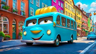 Wheels on the Bus  Nursery Rhymes  Kids Songs  Fun and Learning [upl. by Assel]