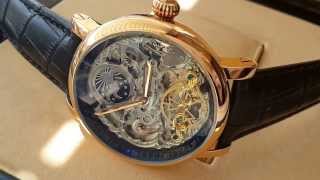 Patek Philippe Skeleton Black Gold Automatic 2014 [upl. by Aicnelev]