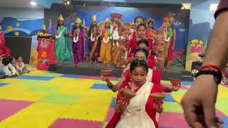 Dhunuchi Dance by Grade 5 Students [upl. by Hgieleak635]