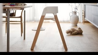 Stokke® Steps™  The versatile bouncer and highchair combination OFFICIAL DEMO [upl. by Aileve]