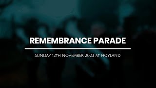 Hoyland  Remembrance Parade 2023 [upl. by Dietz]