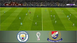 Manchester City vs Yokohama F Marinos today full match friendly Gameplay PC simulation PES 2021 [upl. by Gazo]