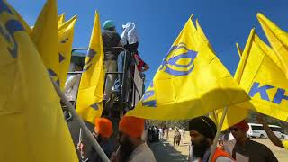 KHALISTAN FLAGS 36th AUSTRALIAN SIKH GAMES ADELAIDE [upl. by Aksehcnarf]