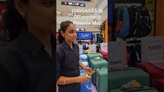 Luggages  discount  Phoenix Mall  Chennai shortsyoutube shorts  shortvideo [upl. by Verge295]