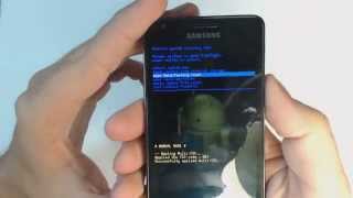 Samsung Galaxy S2 I9100 hard reset [upl. by Nylecsoj]