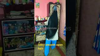 So silky smooth soft long hair silkyhair smoothhair longhair shorts tranding hairspa [upl. by Berglund]