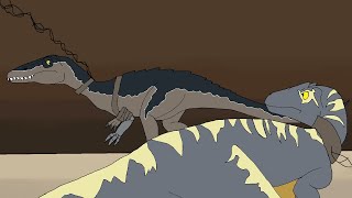 Baryonyx vs allosaurus [upl. by Eatnahs]