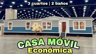 ‼️NUEVA CASA MÓVIL ECONÓMICA d 3 CUARTOS  RECORRIDO POR LA CASA MÓVIL 2024‼️ [upl. by Nwahsav458]