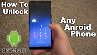 How To Unlock Android From PasswordPasscode Tutorial [upl. by Noemis]