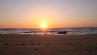 Sunset at Aterro Beach Matosinhos HDvideo 4K 30fps [upl. by Eelyahs682]