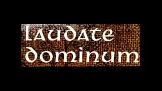 Laudate Dominum Gregorian Chant By The Trappist Monks of the Abbey of Gethsemani Kentucky 1951 [upl. by Bindman232]