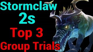 2s Stormclaw Top 3 Group Trials With War Pike Build  Dauntless [upl. by Yralam797]