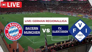 Bayern München Jugend gegen FV Illertissen live Deutsche Regionalliga [upl. by Nodearb]