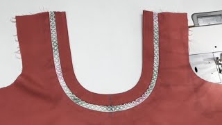 Front Neck Design Cutting and Stitching [upl. by Seldon]