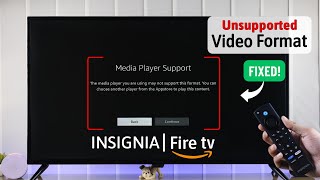 Insignia Fire TV How To Play Unsupported Video File From USB Flash Drive [upl. by Maltz954]