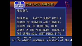 WeatherStar 4000 Simulation New York City NY  June 26 2024 [upl. by Ennaxor]