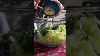 Super delicious Zucchini recipe کوکوی کدوlifeineverybite food reelsrecipe [upl. by Kilk164]