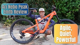 Ari Nebo Peak Review  Midpowered lightweight electric mountain bike with Fazua Ride 60 motor [upl. by Ollayos]