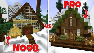 Aphmau Crew builds a COZY CABIN  NOOB vs PRO [upl. by Neelac]