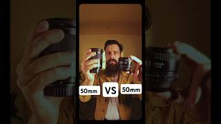 Which 50mm lens can capture more light Lens Comparison [upl. by Clayton]