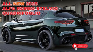 Redesign New 2025 Alfa Romeo Stelvio Quadrifoglio Revealed  Luxury From Italy [upl. by Elnukeda]