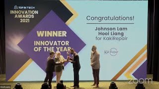 The Top In Tech Innovation Awards 2021  Category Winners [upl. by Bj114]