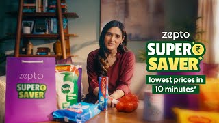 Zepto Super Saver ft lowest prices in 10 minutes [upl. by Yelyr]