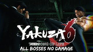 No Damaging Every Boss in Yakuza 6 [upl. by Arahahs]