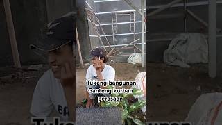 Tukang bangunan Ganteng korban perasaan shorts shortvideo youtubeshorts [upl. by Enelrae]