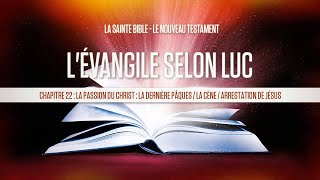 « Chapitre 22  La passion du Christ  La dernière Pâques  La cène  Arrestation de Jésus » Luc [upl. by Llerdna]