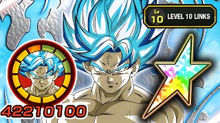 100 NEW UNIVERSE TREE SSB GOKU LEVEL 10 LINKS SHOWCASE Dragon Ball Z Dokkan Battle [upl. by Benedikta323]