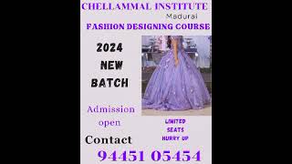 Fashion Designer Course Best Chellammal Institute Madurai94451054549043557425FASHION DESIGNER [upl. by Lyram]