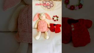 Handmade sweet Lopeared rabbit dress up weaving weavers handmade art dressup cute doll [upl. by Marasco]