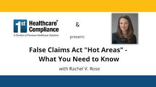 False Claims Act quotHot Areasquot  What You Need to Know [upl. by Assyle]