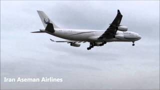 Iran Aseman Airlines Airbus A340311 EPAPA [upl. by Ecreip]