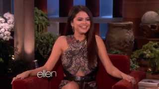 Selena Gomez on Ellen DeGeneres  Talks about Justin Bieber Part 1 [upl. by Izawa253]