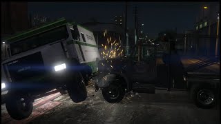 GTA 5 Armored truck Robbery mission [upl. by Terrie]