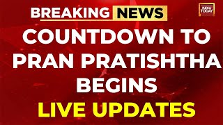 Ram Mandir Pran Pratishta News LIVE  Ram Mandir Ayodhya LIVE  Ram Mandir News LIVE [upl. by Lorelle]