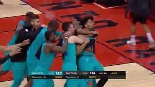 Jeremy Lamb UNBELIEVABLE GAMEWINNER SHOCKS THE WORLD  Hornets vs Raptors  March 24 2019 [upl. by Hyps831]