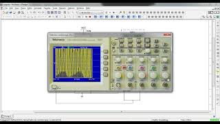 Colpitts oscillator Simulation in Multisim with tektronix 2024 [upl. by Stauffer]