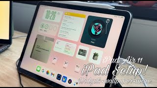 How I Customized My iPadIPad Air 11 [upl. by Ardeid]