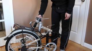 Dahon Boardwalk Folding Bike Unboxing and Assembly [upl. by Iveson]