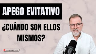 Apego Evitativo ¿Cuándo es auténtico ¿Al principio o cuando cambia [upl. by Kcirdneh]