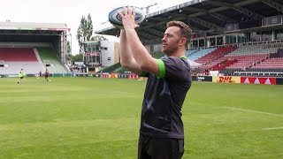 Harlequins hooker Joe Gray  how do you throw the perfect lineout [upl. by Ekal]